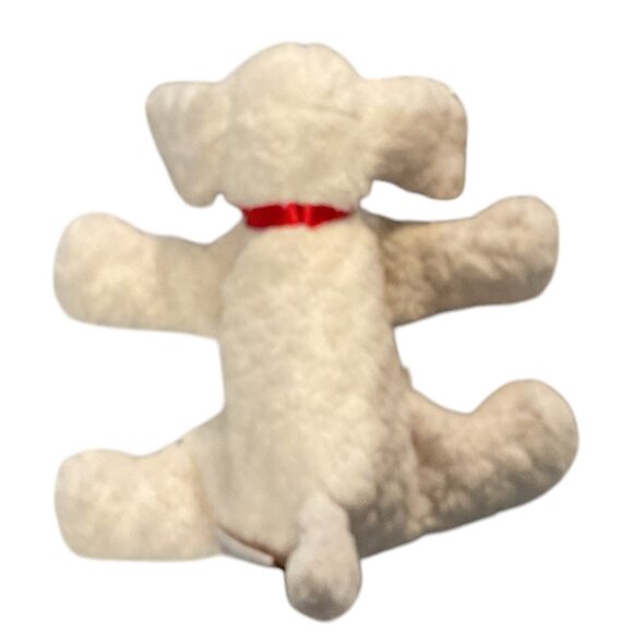 GUND Plush Little Puddles Mini Dog 5" Puppy with Red Ribbon Collar 1479 - Picture 5 of 7